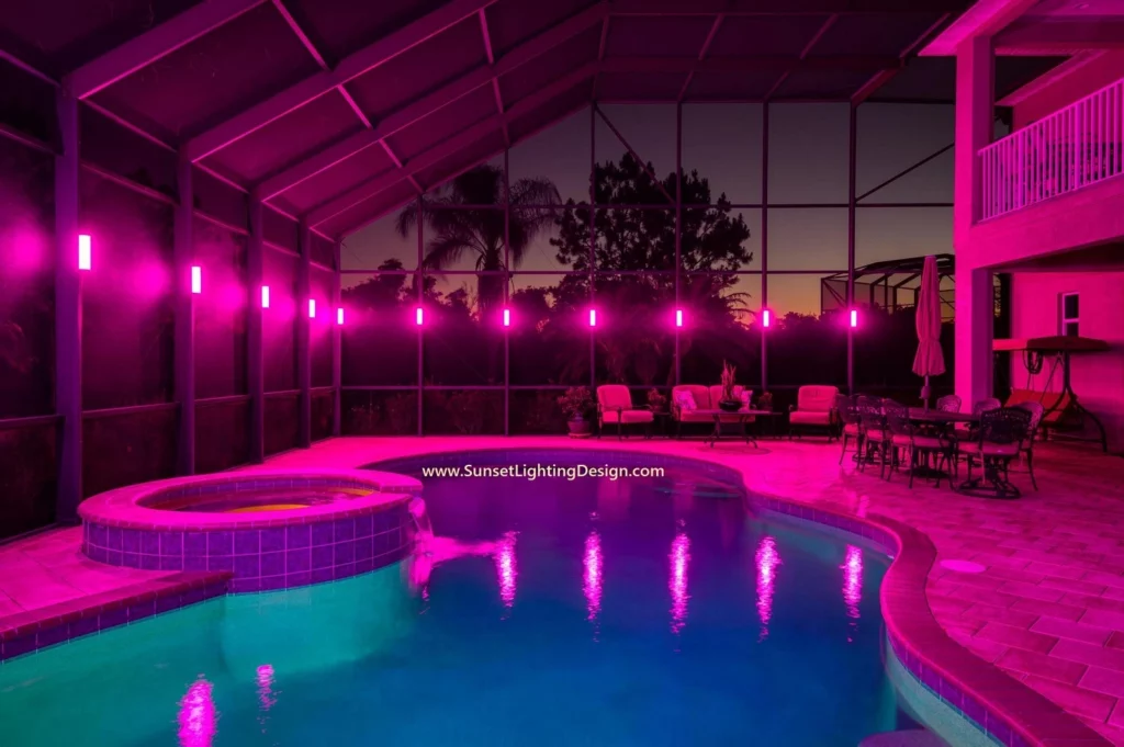 Lanai Pool Cage Lights Orlando